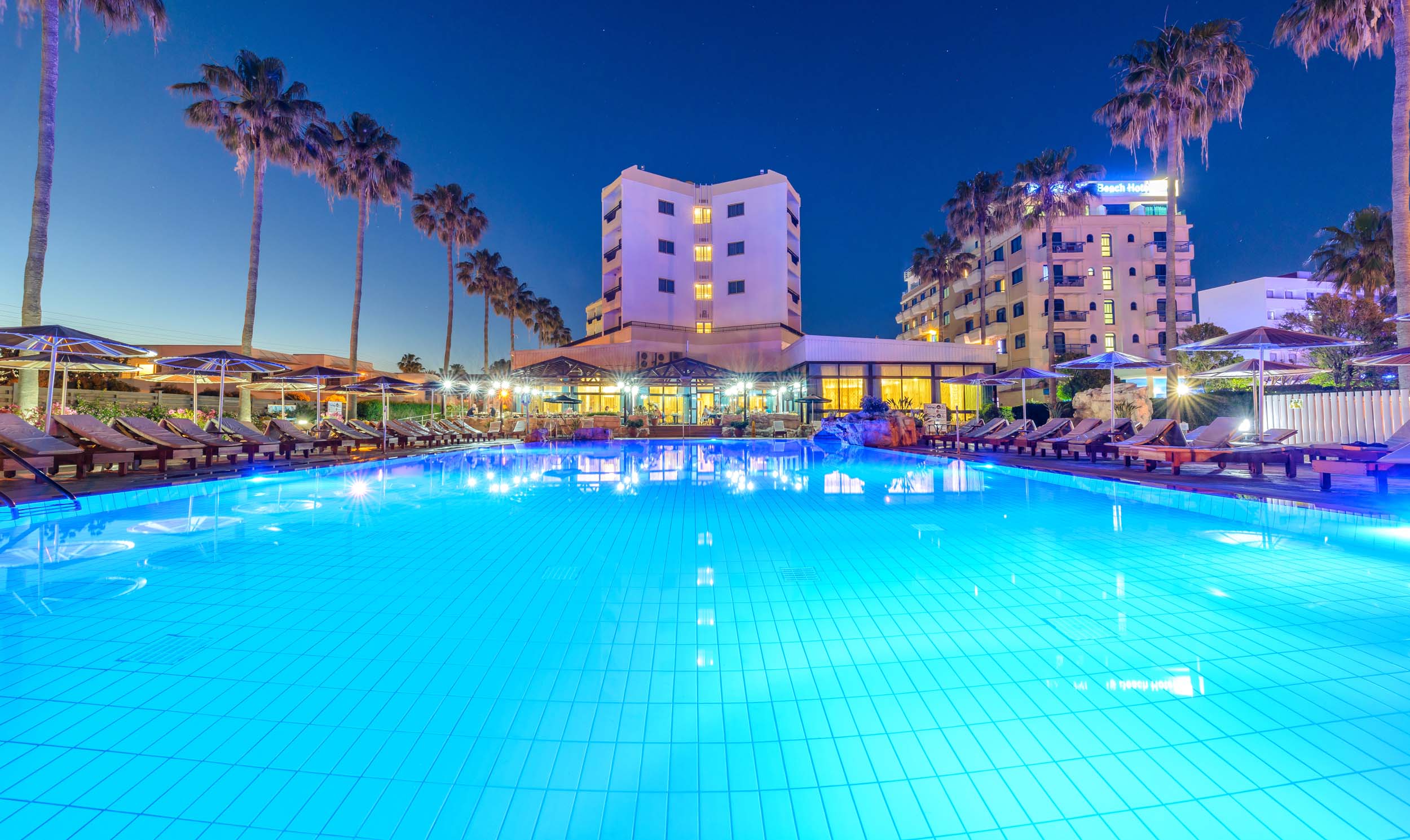 view to the hotel